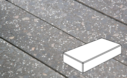 Плитка тротуарная Готика, Granite FINO, Картано Б.3.П.6, Ильменит, 300*150*60 мм