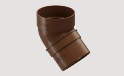 Колено трубы Docke STANDARD 45 градусов, светло-коричневый