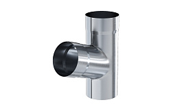 Тройник Aquasystem оцинкованная сталь для системы D 125/90