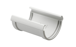 Соединитель желобов Docke LUX, пломбир