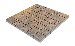 Плитка тротуарная SteinRus Инсбрук Альпен Б.7.Псм.6 Native, ColorMix Тоскана, толщина 60 мм