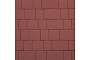 Плитка тротуарная SteinRus Инсбрук Инн Б.6.Фсм.6, гладкая, красный, толщина 60 мм