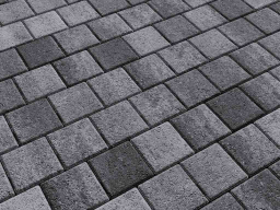 Плитка тротуарная Квадрат Б.3.К.8 листопад гранит антрацит, 100*100*80 мм