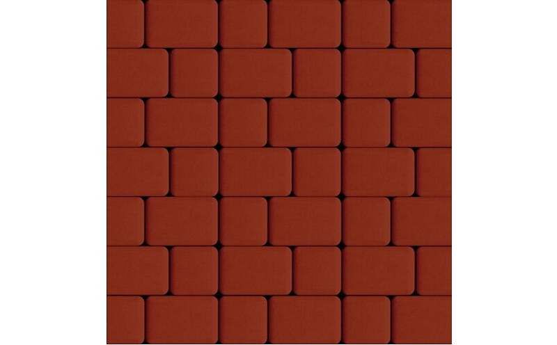 Плитка тротуарная SteinRus Инсбрук Альт Дуо А.3(С).Фсм.4, гладкая, оранжевый, толщина 40 мм