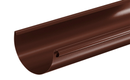 Желоб водосточный Aquasystem PE dRain RAL 8017 D 125 мм