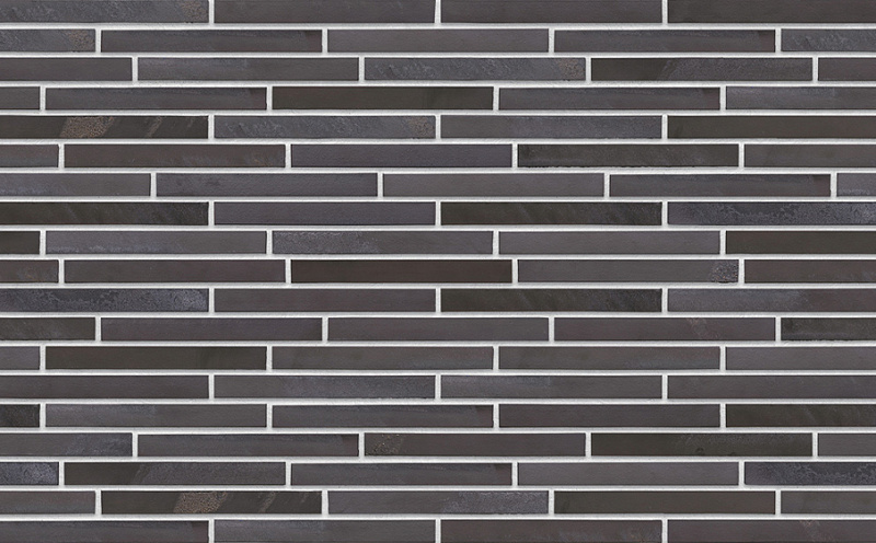 Клинкерная плитка под кирпич King Klinker KING SIZE 05 Black heart гладкая LF, 490*52*14 мм