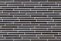 Клинкерная плитка под кирпич King Klinker KING SIZE 05 Black heart гладкая LF, 490*52*14 мм