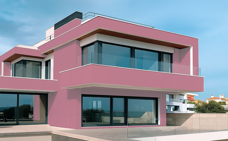 HPL-панель PoliLam Colors Peach Rose LA, 3050*1220*8 мм