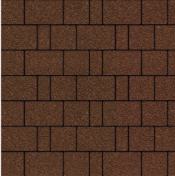 Плитка тротуарная SteinRus, Бельпассо Б.23(М).Псм.6, Native, коричневый, толщина 60 мм