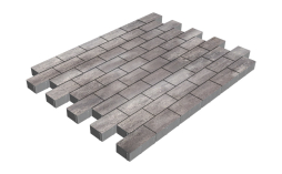 Плитка тротуарная SteinRus Прямоугольник Б.6.П.6, гладкая, Умбра, 200*100*60 мм