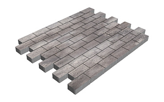 Плитка тротуарная SteinRus Прямоугольник Б.6.П.6, гладкая, Умбра, 200*100*60 мм