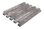 Плитка тротуарная SteinRus Прямоугольник Б.6.П.6, гладкая, Умбра, 200*100*60 мм