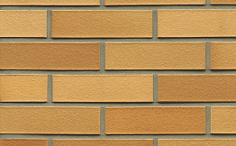 Кирпич клинкерный Muhr 01 EG Niederlausitzer Gelb Edelglanz гладкий, 250*120*65 мм