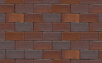 Клинкерная брусчатка Westerwaelder Klinker PK84 Rotbraun-bunt, 200*100*40 мм