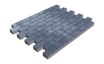 Плитка тротуарная SteinRus Прямоугольник Б.6.П.6 Backwash, Байкал, 200*100*60 мм