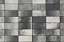 Плитка тротуарная Прямоугольник (Ла-Линия) Б.2.П.6 Листопад гранит Антрацит 200*100*60 мм