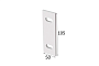 Термомост для кронштейнов HILTI Light VFH 2.0, MFT-ISO LM, 50*105*5 мм