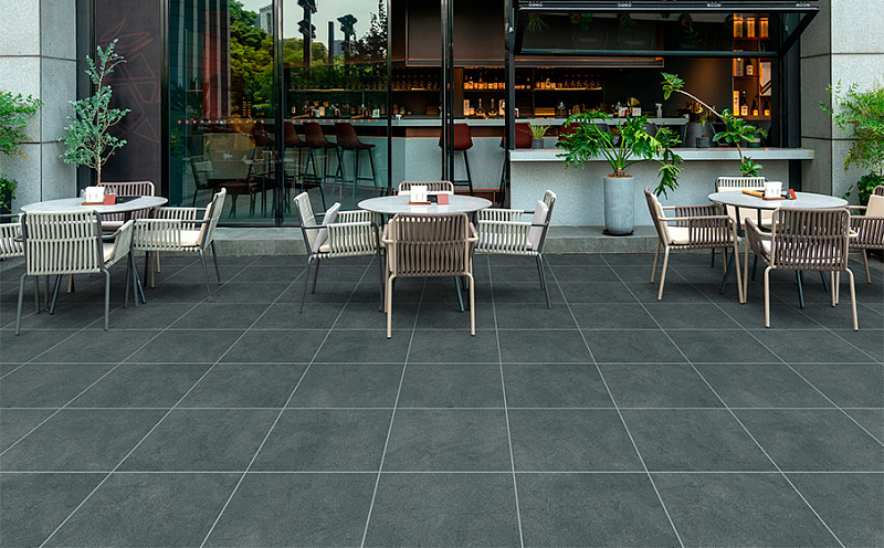 Керамогранит ENNFACE Cement Anthracite 600*600*20 мм