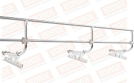 Кровельное ограждение Borge для фальцевой кровли оцинкованное, 300*60 см