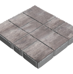 Плитка тротуарная SteinRus Старый город Штайн Б.2.Фсм.6, Native, Умбра, толщина 60 мм