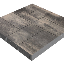 Плитка тротуарная SteinRus Грас Б.4.П.8, гладкая, Нокс, 400*200*80 мм