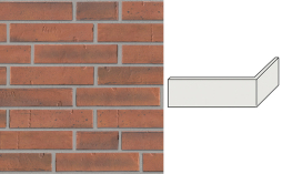 Клинкерная плитка угловая Stroeher Kontur EG, 475 rot engobiert, 240*115*52*12 мм