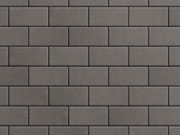 Плитка тротуарная Прямоугольник А.2.П.4 стандарт гладкий черный, 200*100*40 мм 