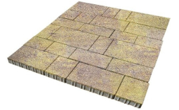 Плитка тротуарная SteinRus Инсбрук Тироль Б.4.Псм.6, Native, ColorMix Тахель, толщина 60 мм