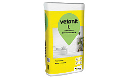 Финишная шпаклевка weber.vetonit L белая, 20 кг