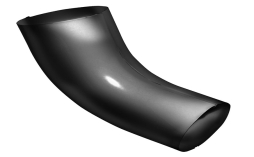 Колено Grand Line 60 градусов Rooftop dRain PU RAL 9005 черный