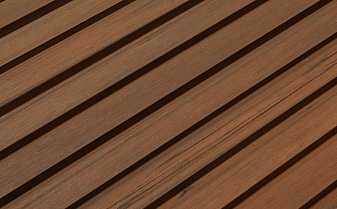 Реечная фасадная панель CM Wall Teak 3000*219*26 мм