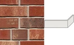 Клинкерная плитка угловая ручной формовки Feldhaus Klinker NF 14 W750 vascu ardor rotado 240*71*115*14 мм