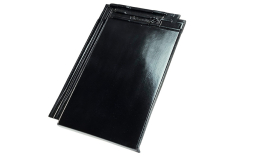 Керамическая черепица рядовая Koramic Orea 9 black noble engobe