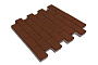 Плитка тротуарная SteinRus Бельпассо Медио, гладкая, коричневый, 225*150*80 мм