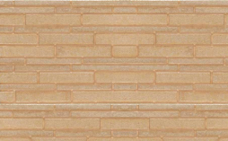 Клинкерная плитка Stroeher Zeitlos 355 sandschmelz рельефная, 400*71*14 мм