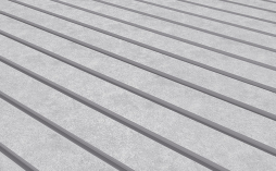 Фиброцементная панель CLADBOARD линеарная 1, полированная, космическая серая, 2400*1200*8 мм