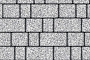 Плитка тротуарная Старый город А.1.Ф.4см Стоунмикс белый с черным