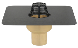 Воронка кровельная вертикальная Sita, SitaTrendy, DN 100, фартук Resitrix EPDM