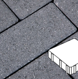 Плитка тротуарная Готика, Granite FERRO, Квадрат В.3.К.10, Исетский, 300*300*100 мм