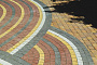 Плитка тротуарная Антик А.3.А.4 Гранит желтый