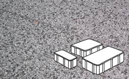 Плитка тротуарная Готика, City Granite FINERRO, Новый Город Б.2.Псм.6, Белла Уайт, 240/160/80*160*60 мм