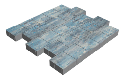 Плитка тротуарная SteinRus Виго В.3.К.8, гладкая, Амбер, 200*200*80 мм