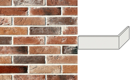 Декоративный кирпич White Hills Дерри Брик Design угловой элемент цвет 388-95