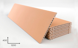 Керамогранитная плита Faveker GA16 для НФС, Beige, 1200*400*18 мм