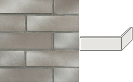 Клинкерная плитка угловая Terramatic Plato Grey АС, 185*71*60*14 мм