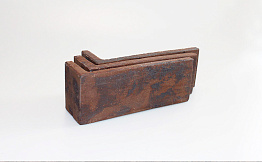 Клинкерная плитка угловая Terramatic Moon Brown, 185*71*60*14 мм
