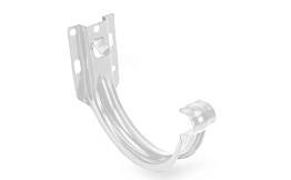 Кронштейн желоба Galeco металлический короткий для системы PVC D 130/100 мм, RAL 9010