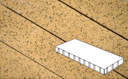 Плитка тротуарная Готика, City Granite FERRO, Плита Б.10.П.10, Жельтау, 1000*500*100 мм