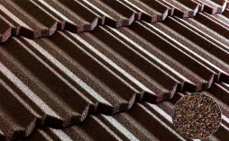 Композитная черепица рядовая Metrotile Classic Coffee