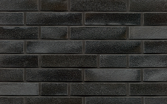 Кирпич клинкерный Westerwaelder Klinker Nr 05E Brilliant Schwarz, 240*115*52 мм